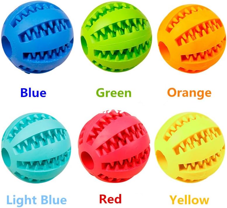 Smooth Silicone Interactive Canine Deal with Dispenser Ball - Chewing Enrichment Toy for Pet Teething and Play